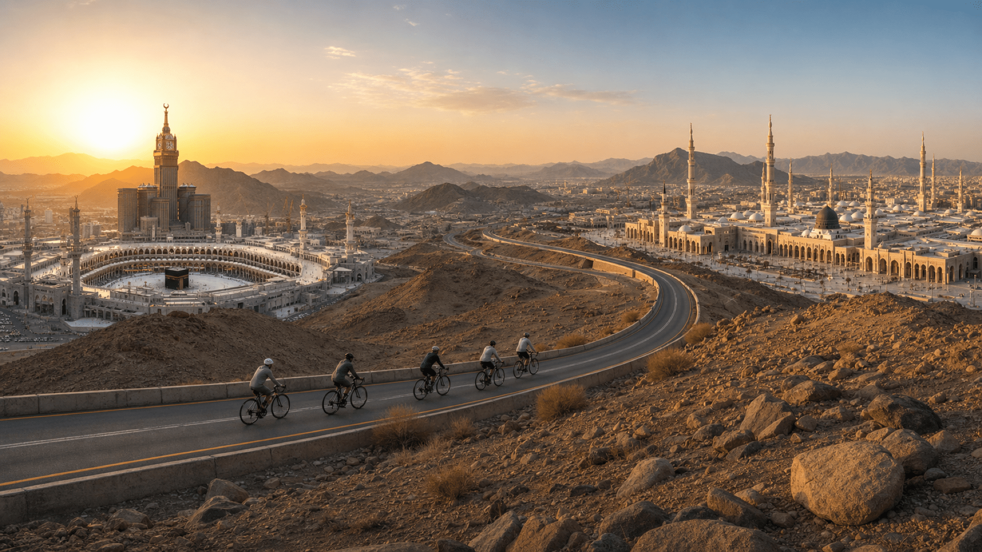 Hijrah Ride charity cycle from Makkah to Madinah